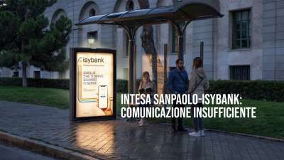 Intesa Sanpaolo-Isybank: Comunicazione insufficiente
